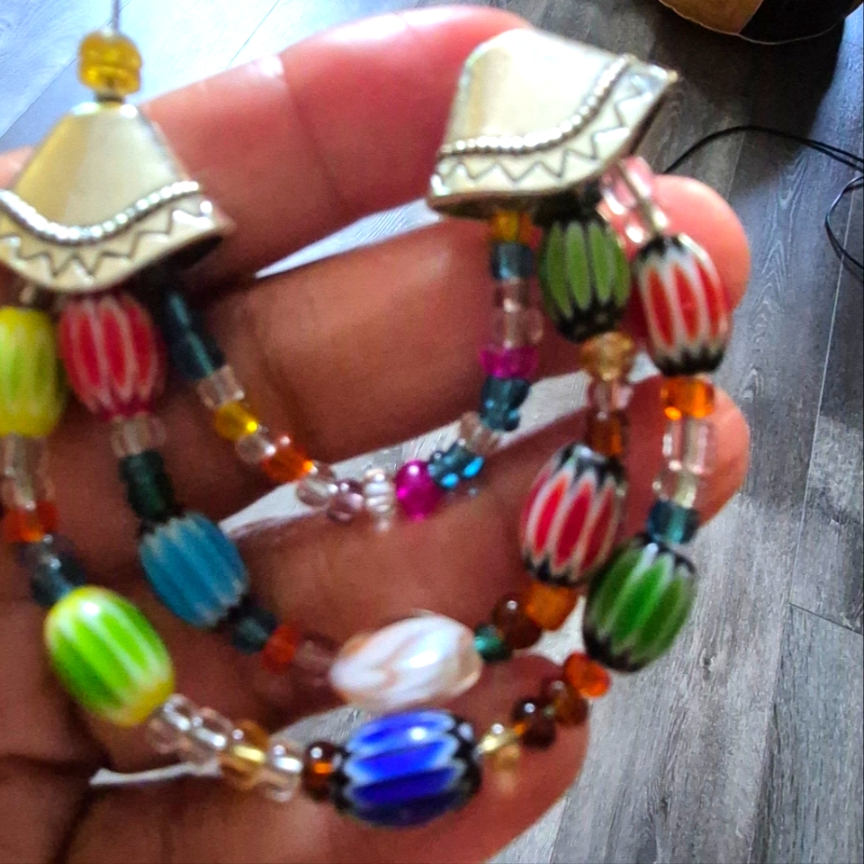 Sassy Jones Colorful Beaded Necklace 35$